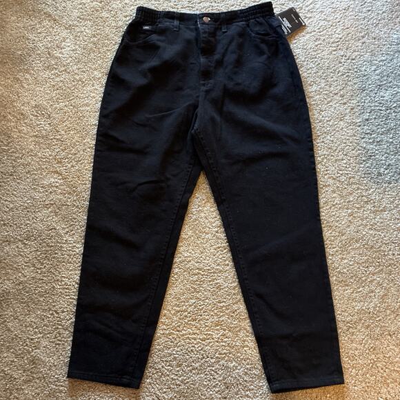 Lee Jeans Women's 14P Side Elastic Black - Picture 1 of 9